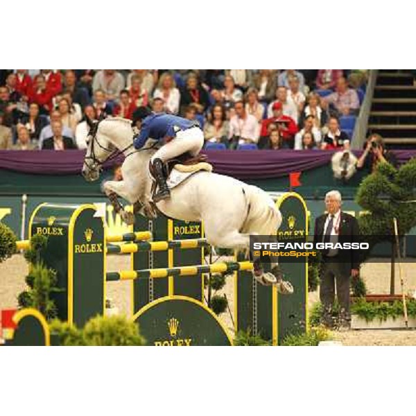 Gerco Schroder on Eurocommerce New Orleans during the 2nd qualifier for the World Cup Final Rolex FEi World Cup Final Jumping Leipzig, 29th april 2011 ph.Stefano Grasso