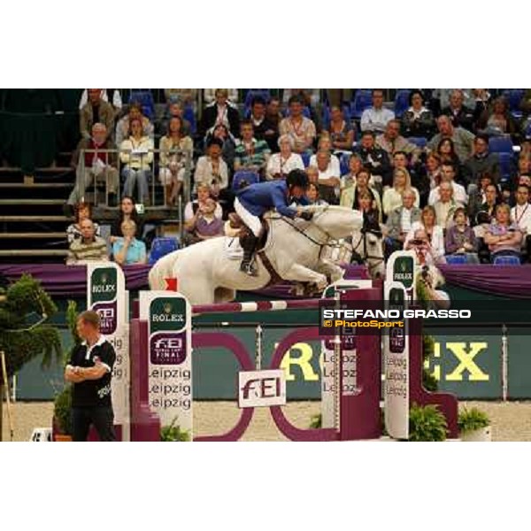Gerco Schroder on Eurocommerce New Orleans during the 2nd qualifier for the World Cup Final Rolex FEi World Cup Final Jumping Leipzig, 29th april 2011 ph.Stefano Grasso
