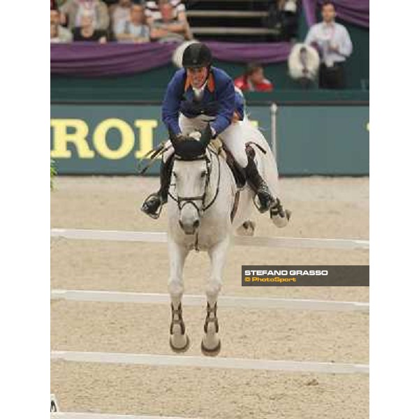 Gerco Schroder on Eurocommerce New Orleans during the 2nd qualifier for the World Cup Final Rolex FEi World Cup Final Jumping Leipzig, 29th april 2011 ph.Stefano Grasso