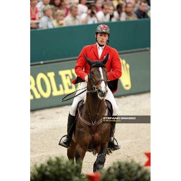 Christian Ahlmann on Taloubet Z 2 during the 2nd qualifier for the World Cup Final Rolex FEi World Cup Final Jumping Leipzig, 29th april 2011 ph.Stefano Grasso