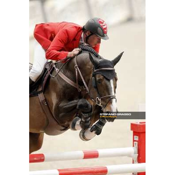 Christian Ahlmann on Taloubet Z 2 during the 2nd qualifier for the World Cup Final Rolex FEi World Cup Final Jumping Leipzig, 29th april 2011 ph.Stefano Grasso