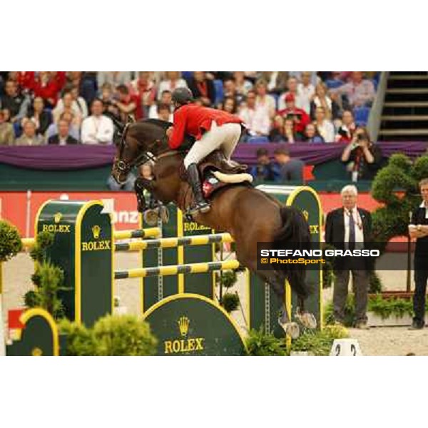 Christian Ahlmann on Taloubet Z 2 during the 2nd qualifier for the World Cup Final Rolex FEi World Cup Final Jumping Leipzig, 29th april 2011 ph.Stefano Grasso