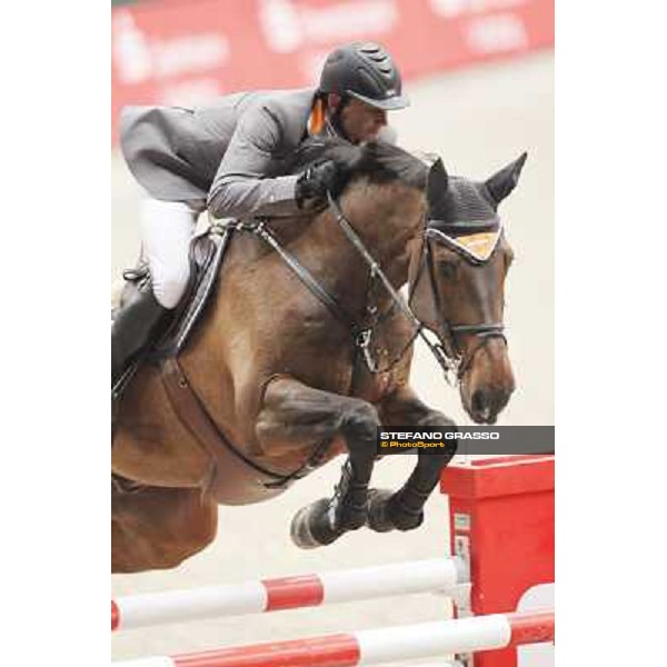 Marco Kutscher on Cash 63 during the 2nd qualifier for the World Cup Final Rolex FEi World Cup Final Jumping Leipzig, 29th april 2011 ph.Stefano Grasso