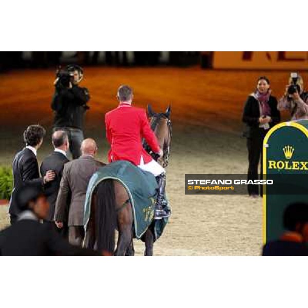 Eric Lamaze on Hickstead wins the 2nd qualifier for the World Cup Final Rolex FEi World Cup Final Jumping Leipzig, 29th april 2011 ph.Stefano Grasso
