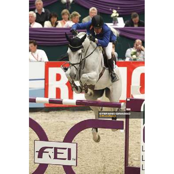 Gerco Schroder on Eurocommerce New Orleans during the 2nd qualifier for the World Cup Final Rolex FEi World Cup Final Jumping Leipzig, 29th april 2011 ph.Stefano Grasso