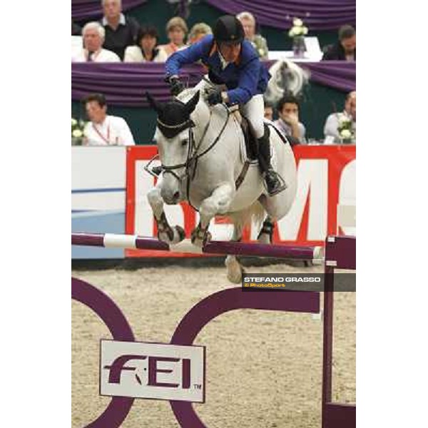 Gerco Schroder on Eurocommerce New Orleans during the 2nd qualifier for the World Cup Final Rolex FEi World Cup Final Jumping Leipzig, 29th april 2011 ph.Stefano Grasso