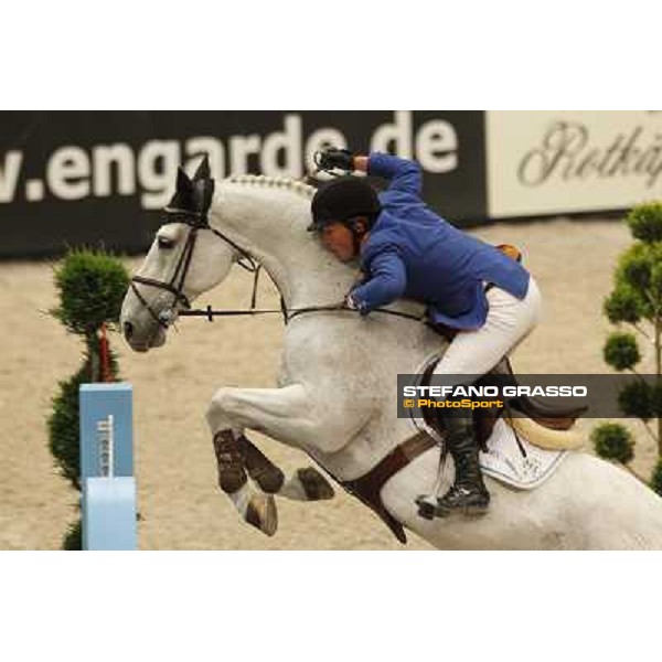 Gerco Schroder on Eurocommerce New Orleans during the 2nd qualifier for the World Cup Final Rolex FEi World Cup Final Jumping Leipzig, 29th april 2011 ph.Stefano Grasso