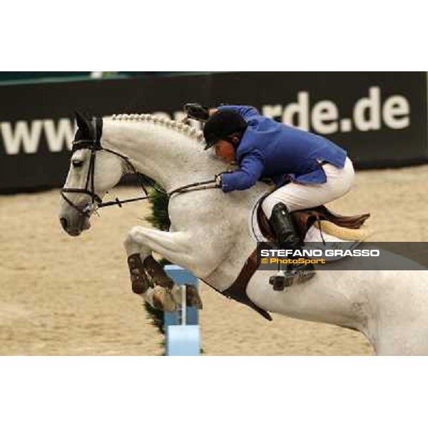Gerco Schroder on Eurocommerce New Orleans during the 2nd qualifier for the World Cup Final Rolex FEi World Cup Final Jumping Leipzig, 29th april 2011 ph.Stefano Grasso