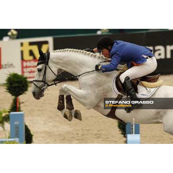 Gerco Schroder on Eurocommerce New Orleans during the 2nd qualifier for the World Cup Final Rolex FEi World Cup Final Jumping Leipzig, 29th april 2011 ph.Stefano Grasso