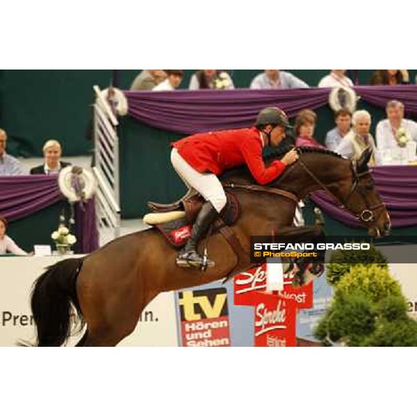 Christian Ahlmann on Taloubet Z 2 during the 2nd qualifier for the World Cup Final Rolex FEi World Cup Final Jumping Leipzig, 29th april 2011 ph.Stefano Grasso
