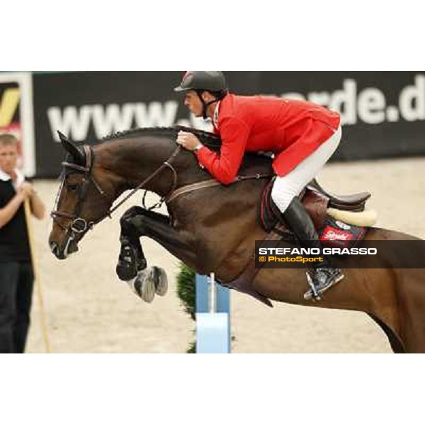 Christian Ahlmann on Taloubet Z 2 during the 2nd qualifier for the World Cup Final Rolex FEi World Cup Final Jumping Leipzig, 29th april 2011 ph.Stefano Grasso