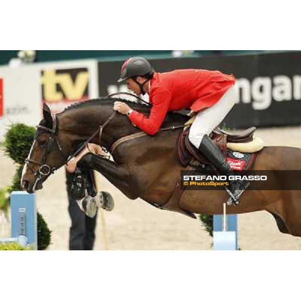 Christian Ahlmann on Taloubet Z 2 during the 2nd qualifier for the World Cup Final Rolex FEi World Cup Final Jumping Leipzig, 29th april 2011 ph.Stefano Grasso