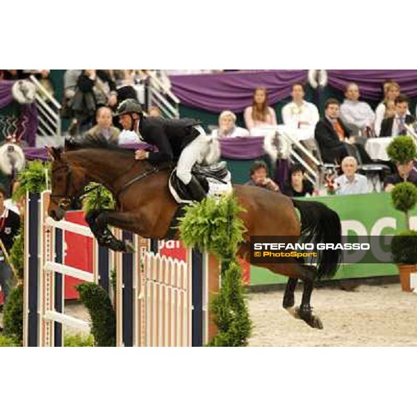 Marcus Ehning on Sabrina during the 2nd qualifier for the World Cup Final Rolex FEi World Cup Final Jumping Leipzig, 29th april 2011 ph.Stefano Grasso