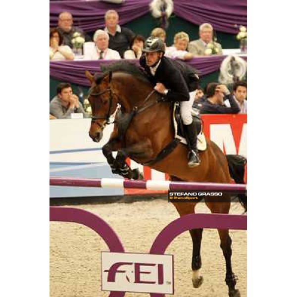 Marcus Ehning on Sabrina during the 2nd qualifier for the World Cup Final Rolex FEi World Cup Final Jumping Leipzig, 29th april 2011 ph.Stefano Grasso