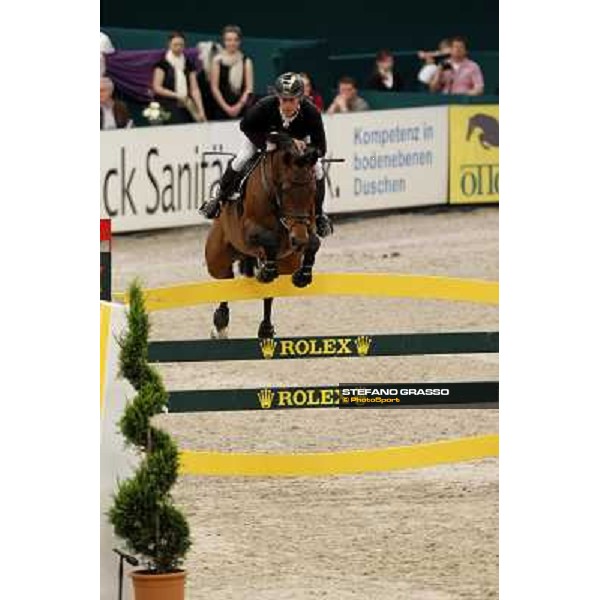 Marcus Ehning on Sabrina during the 2nd qualifier for the World Cup Final Rolex FEi World Cup Final Jumping Leipzig, 29th april 2011 ph.Stefano Grasso