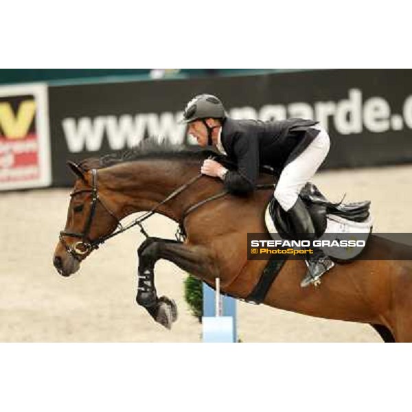 Marcus Ehning on Sabrina during the 2nd qualifier for the World Cup Final Rolex FEi World Cup Final Jumping Leipzig, 29th april 2011 ph.Stefano Grasso