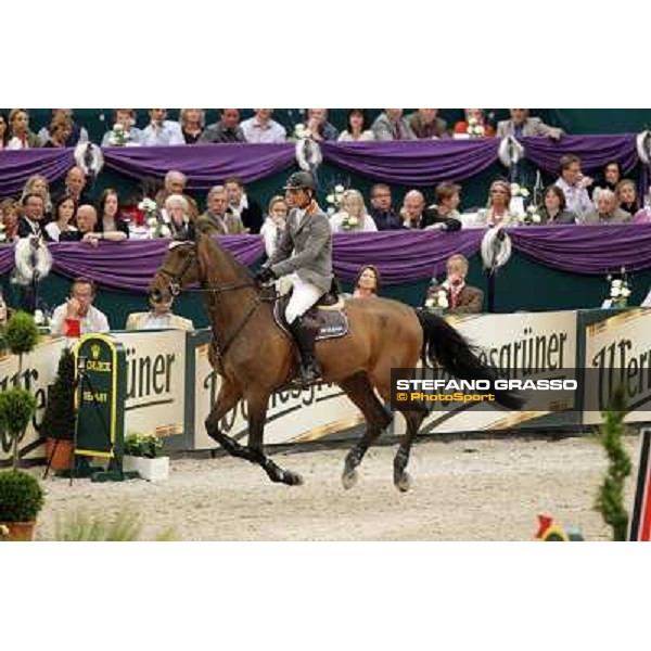 Marco Kutscher on Cash during the 2nd qualifier for the World Cup Final Rolex FEi World Cup Final Jumping Leipzig, 29th april 2011 ph.Stefano Grasso