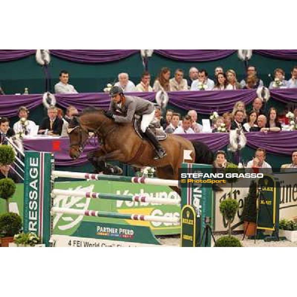 Marco Kutscher on Cash during the 2nd qualifier for the World Cup Final Rolex FEi World Cup Final Jumping Leipzig, 29th april 2011 ph.Stefano Grasso