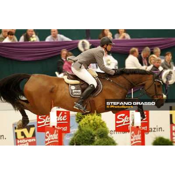 Marco Kutscher on Cash during the 2nd qualifier for the World Cup Final Rolex FEi World Cup Final Jumping Leipzig, 29th april 2011 ph.Stefano Grasso
