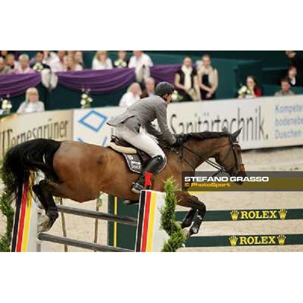 Marco Kutscher on Cash during the 2nd qualifier for the World Cup Final Rolex FEi World Cup Final Jumping Leipzig, 29th april 2011 ph.Stefano Grasso