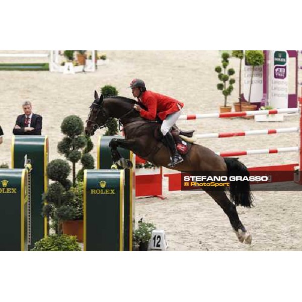 Christian Ahlmann on Taloubet Z wins the Rolex FEI World Cup Final Leipzig, 1st may 2011 ph.Stefano Grasso
