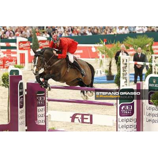Christian Ahlmann on Taloubet Z wins the Rolex FEI World Cup Final Leipzig, 1st may 2011 ph.Stefano Grasso