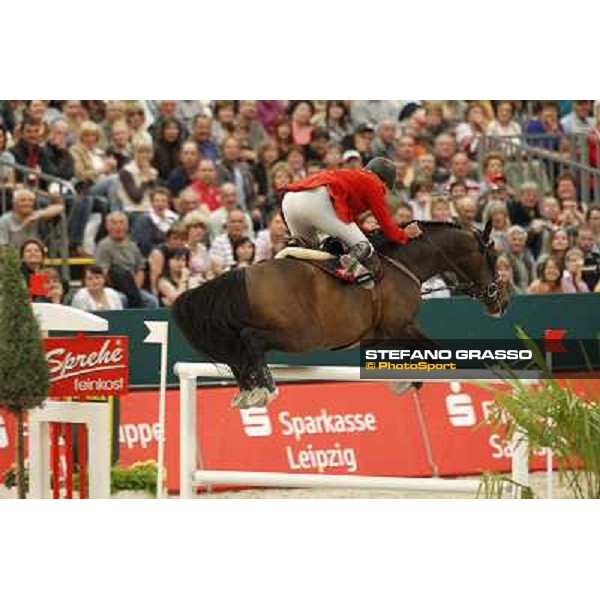 Christian Ahlmann on Taloubet Z wins the Rolex FEI World Cup Final Leipzig, 1st may 2011 ph.Stefano Grasso