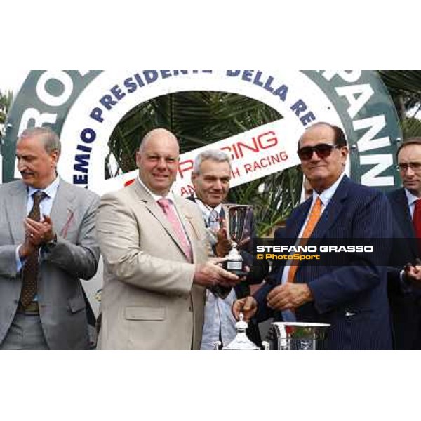 Umberto Rispoli on Estejo wins the Premio Presidente della Repubblica - GBI Racing Rome - Capannelle racetrack, 15th may 2011 ph.Stefano Grasso