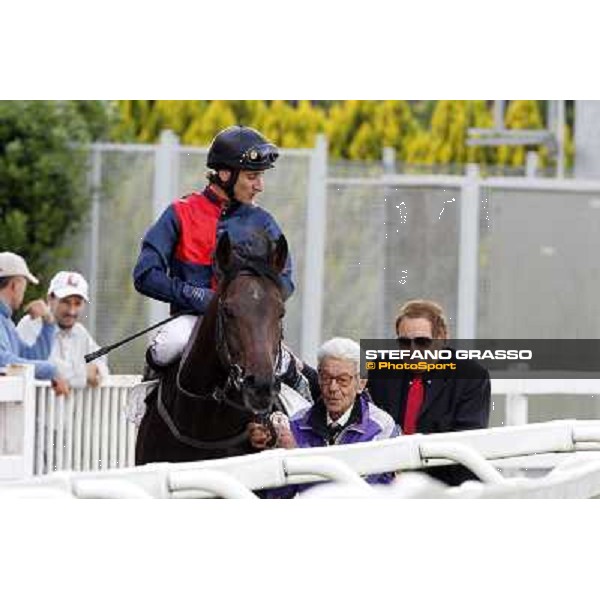 Carlo Fioccchi on Miles Gloriosus wins the Premio Emirates Airline Rome - Capannelle racetrack, 15th may 2011 ph.Stefano Grasso