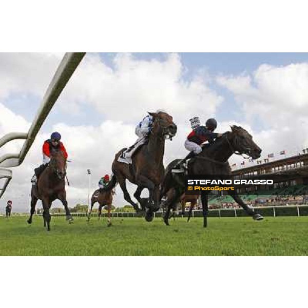 Carlo Fioccchi on Miles Gloriosus wins the Premio Emirates Airline Rome - Capannelle racetrack, 15th may 2011 ph.Stefano Grasso