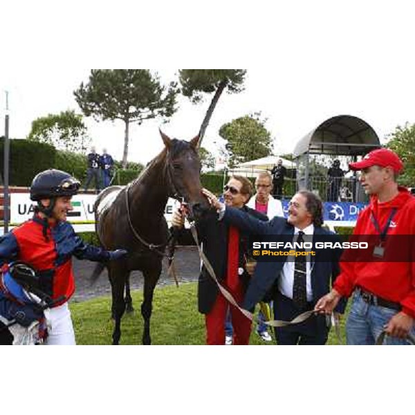 Carlo Fioccchi on Miles Gloriosus wins the Premio Emirates Airline Rome - Capannelle racetrack, 15th may 2011 ph.Stefano Grasso
