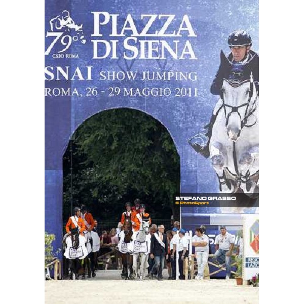 The Dutch Team wins the Nations\' Cup Rome - Piazza di Siena,27th may 2011 ph.Stefano Grasso