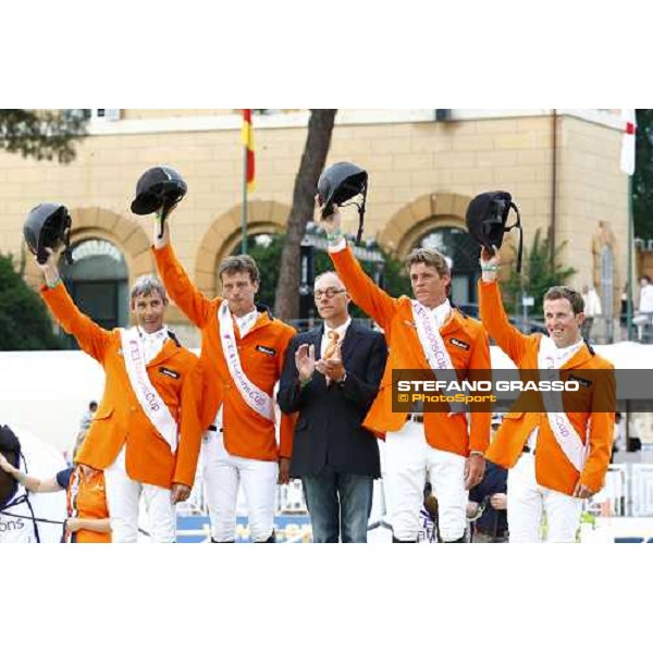 The Dutch Team wins the Nations\' Cup Rome - Piazza di Siena,27th may 2011 ph.Stefano Grasso