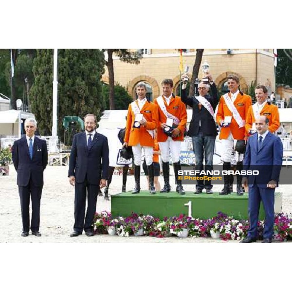 The Dutch Team wins the Nations\' Cup Rome - Piazza di Siena,27th may 2011 ph.Stefano Grasso