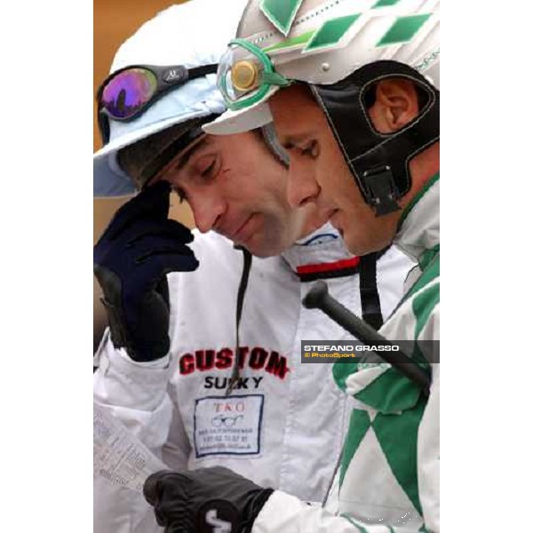 Jean Michel BAzire and Andrea Guzzinati Turin, 16th october 2004 ph. Stefano Grasso