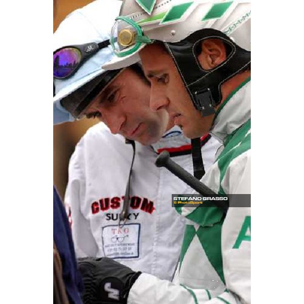 Jean Michel BAzire and Andrea Guzzinati Turin, 16th october 2004 ph. Stefano Grasso