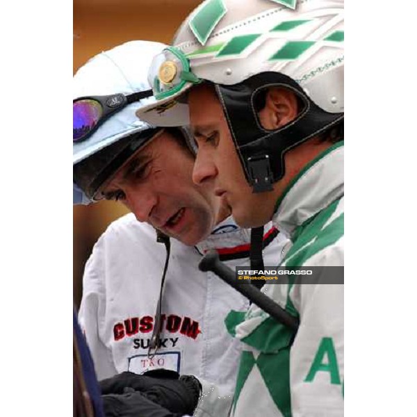 Jean Michel BAzire and Andrea Guzzinati Turin, 16th october 2004 ph. Stefano Grasso