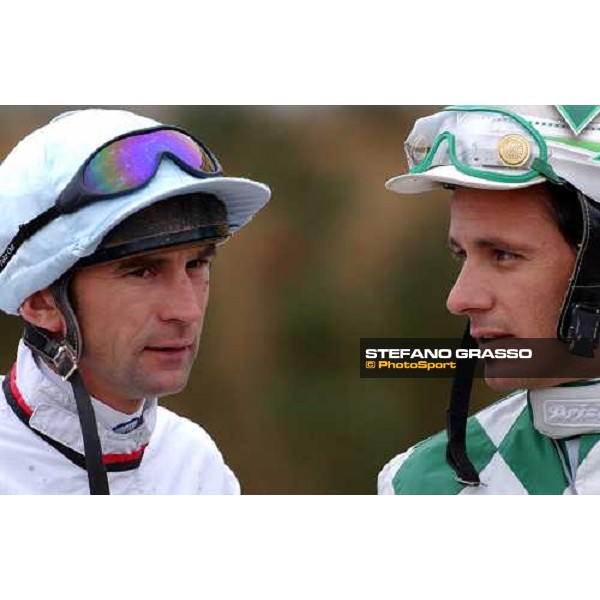 Jean Michel BAzire and Andrea Guzzinati Turin, 16th october 2004 ph. Stefano Grasso