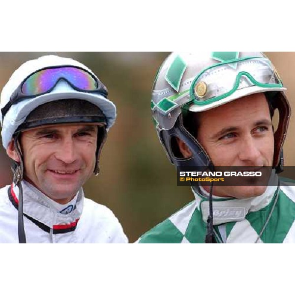 Jean Michel BAzire and Andrea Guzzinati Turin, 16th october 2004 ph. Stefano Grasso