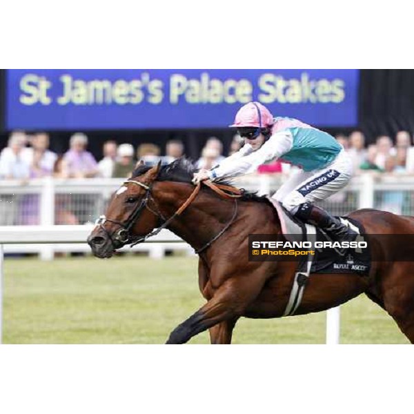 Frankel, Tom Queally up, wins the St James\'s Palace Stakes Royal Ascot - Tuesday, First day, june 14 2011 ph.Stefano Grasso