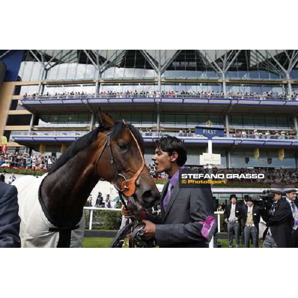 Canford Cliffs, Richard Hannon up, wins the Queen Anne Stakes Royal Ascot - Tuesday, First day, june 14 2011 ph.Stefano Grasso