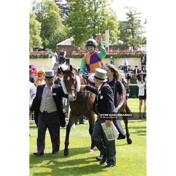 Prohibit, Jim Crowley up, wins the King\'s Stand Stakes Royal Ascot - Tuesday, First day, june 14 2011 ph.Stefano Grasso