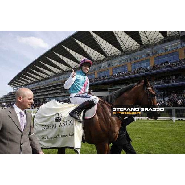 Frankel. Tom Queally up, wins the St James\'s Palace Stakes Royal Ascot - Tuesday, First day, june 14 2011 ph.Stefano Grasso