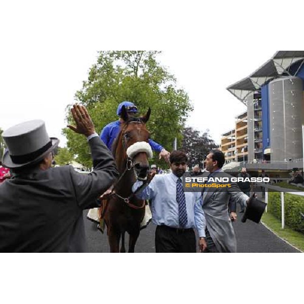 Frankie Dettori on Rewilding wins the Prince of Wales\'s Stakes Royal Ascot - Second Day, 15th june 14 2011 ph.Stefano Grasso