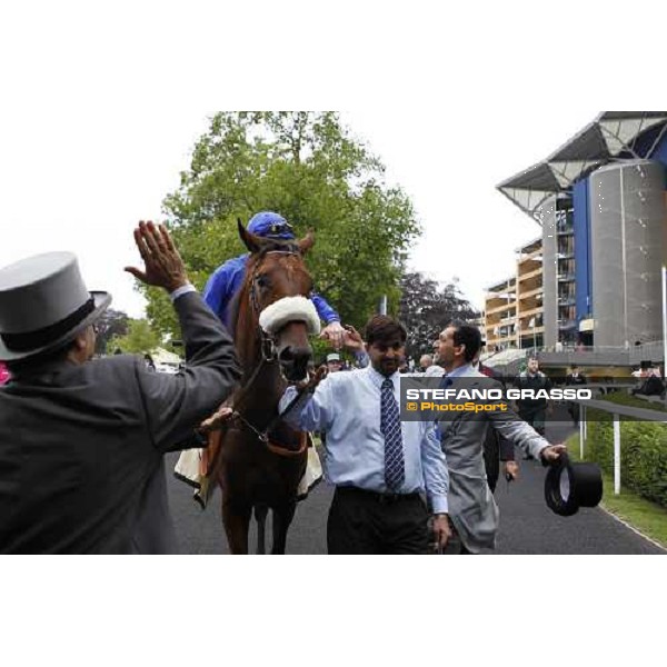 Frankie Dettori on Rewilding wins the Prince of Wales\'s Stakes Royal Ascot - Second Day, 15th june 14 2011 ph.Stefano Grasso