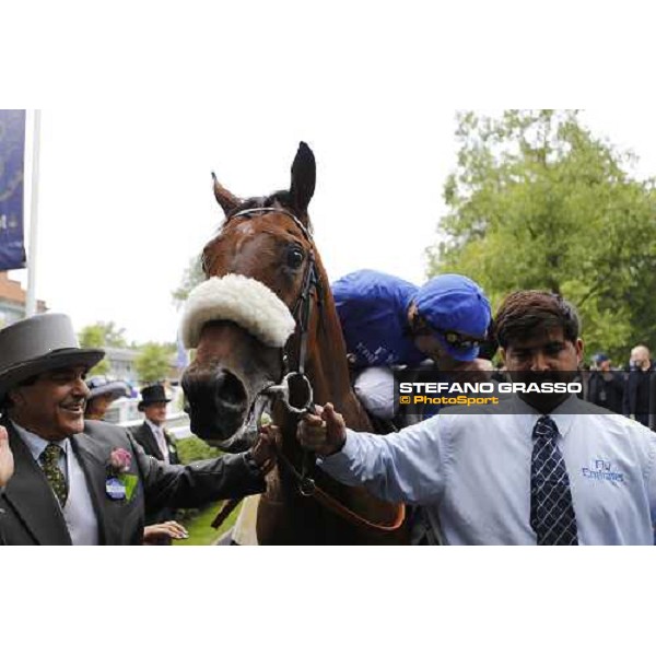 Frankie Dettori on Rewilding wins the Prince of Wales\'s Stakes Royal Ascot - Second Day, 15th june 14 2011 ph.Stefano Grasso