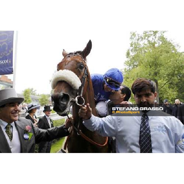 Frankie Dettori on Rewilding wins the Prince of Wales\'s Stakes Royal Ascot - Second Day, 15th june 14 2011 ph.Stefano Grasso