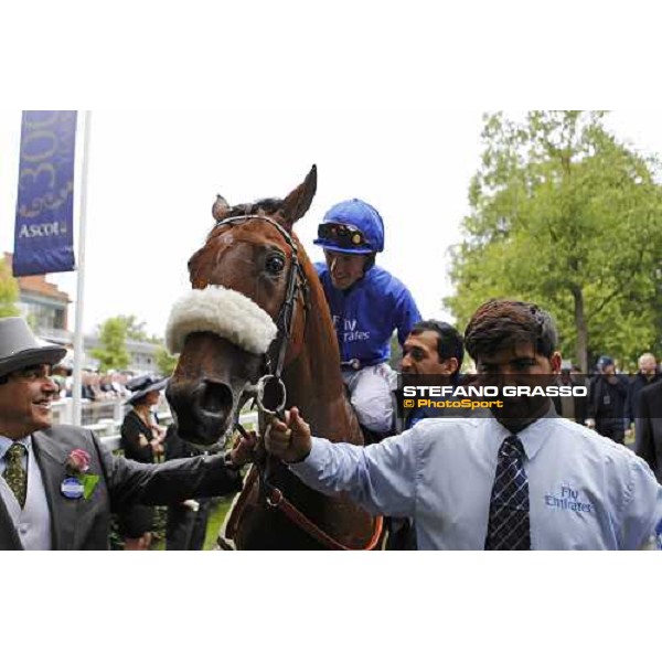 Frankie Dettori on Rewilding wins the Prince of Wales\'s Stakes Royal Ascot - Second Day, 15th june 14 2011 ph.Stefano Grasso