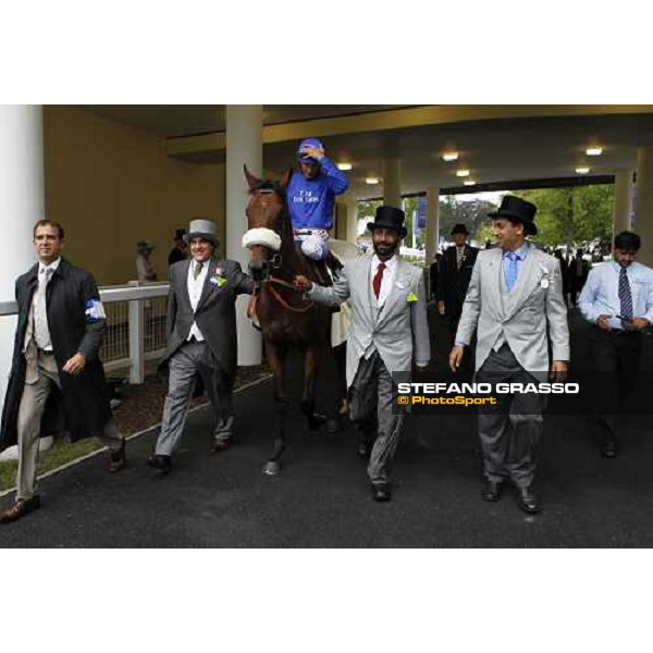 Frankie Dettori on Rewilding wins the Prince of Wales\'s Stakes Royal Ascot - Second Day, 15th june 14 2011 ph.Stefano Grasso