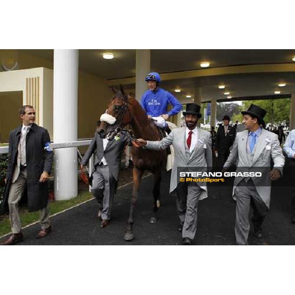 Frankie Dettori on Rewilding wins the Prince of Wales\'s Stakes Royal Ascot - Second Day, 15th june 14 2011 ph.Stefano Grasso
